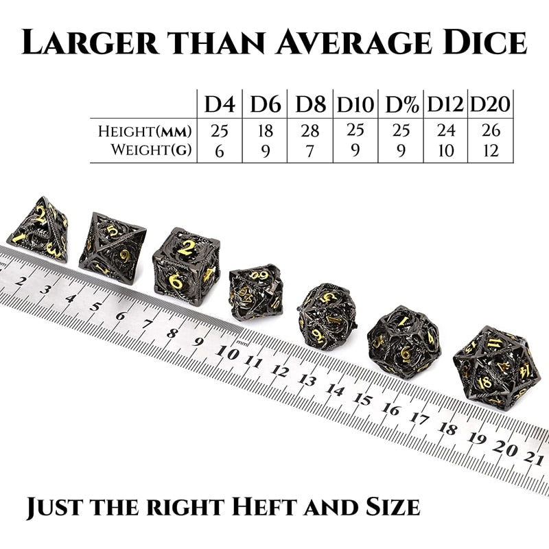 Hollow Dragon Dice Set