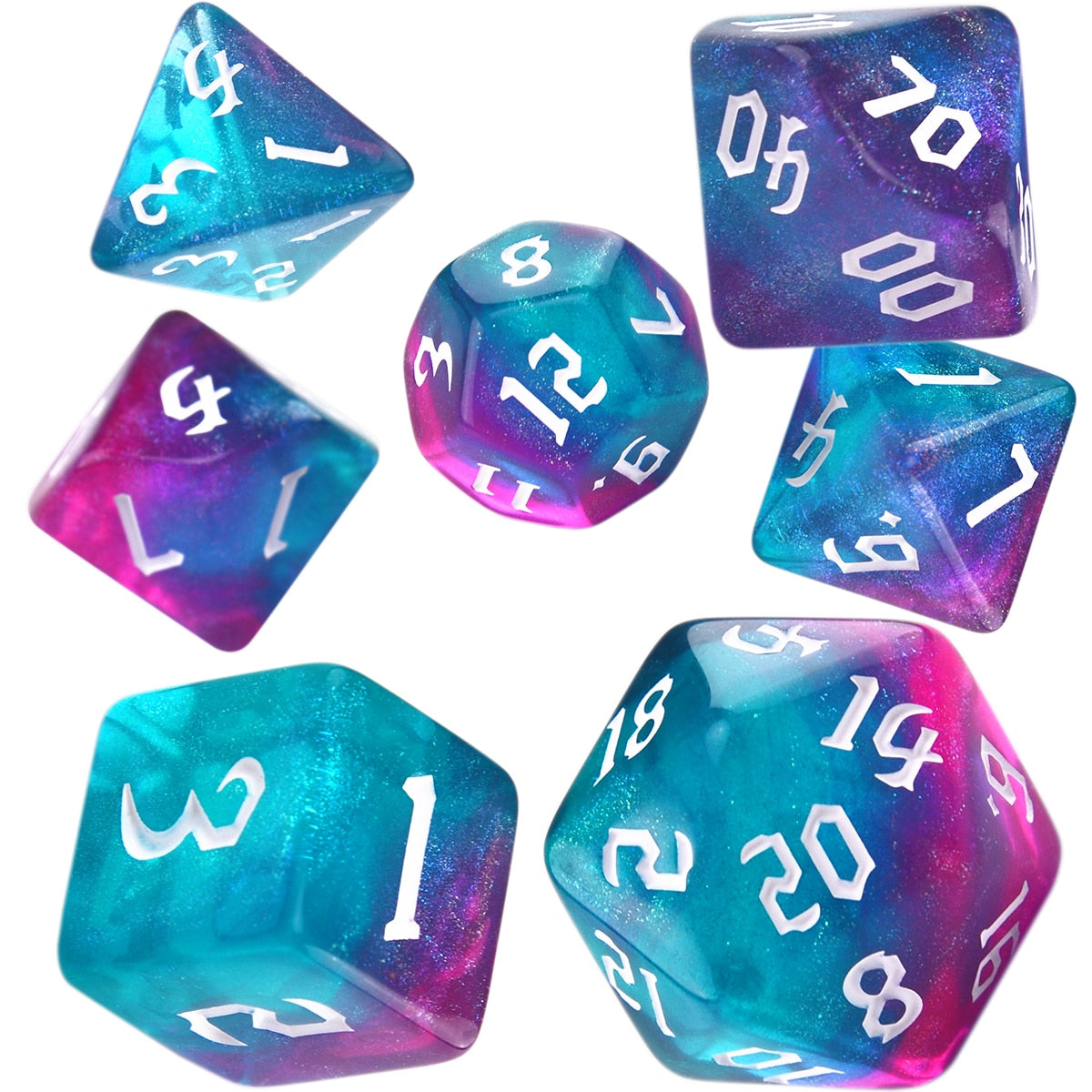 Duo Tone Iridescent Glitter Sets