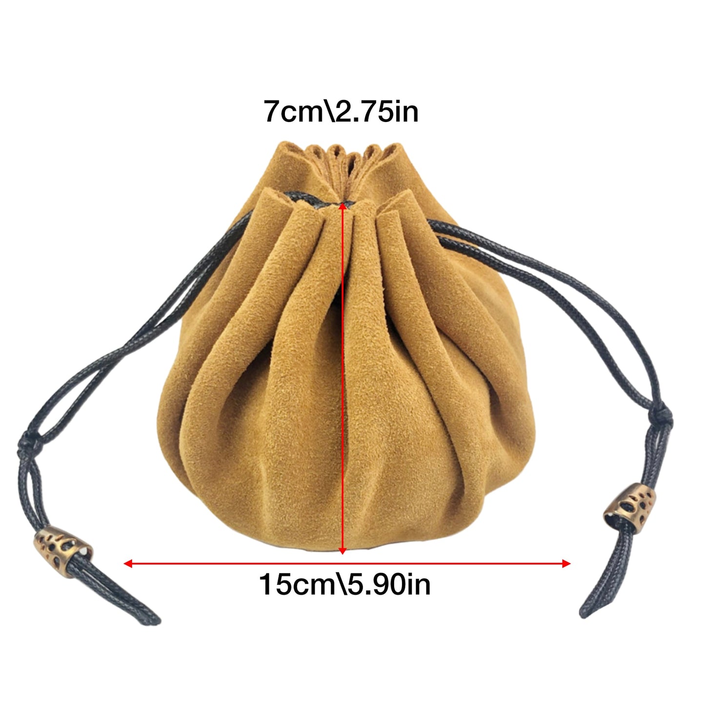 Leather Dice Bag/Tray